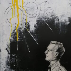 Insomnuit du Mardi - Le penseur - 16" x 20"